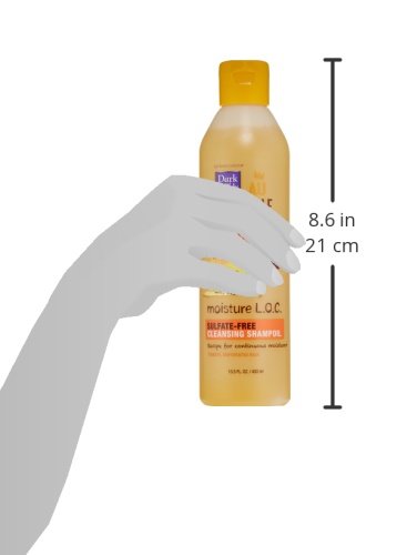 SoftSheen-Carson Dark and Lovely Au Naturale Moisture LOC Sulfate-Free Cleansing Shampoil, 13.5 fl oz
