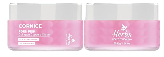 Salmon PDRN Pink Collagen Capsule Cream, Face Moisturizer | Lightweight Hydrating Cream with Collagen, Sodium Hyaluronate & Retinol | Korean Skincare, 1.94 oz