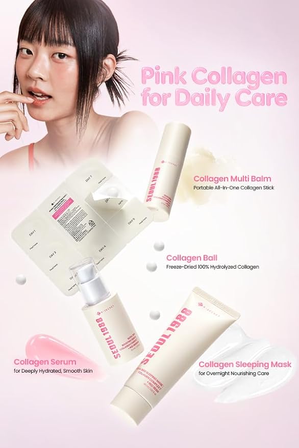 K-SECRET SEOUL 1988 Collagen Sleeping Mask – Overnight Nourishing Care with 7-Type Collagen Complex | Lightweight Facial Night Cream for Glass Skin | Korean Skincare, 60ml / 2.02 fl oz