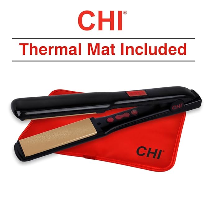 CHI G2 Flat Iron,Hair Straightener for A Smooth Finish,Ceramic Heater for 40 Second Heat Up,Durable Design,1.25" Iron,(Pack of 12)