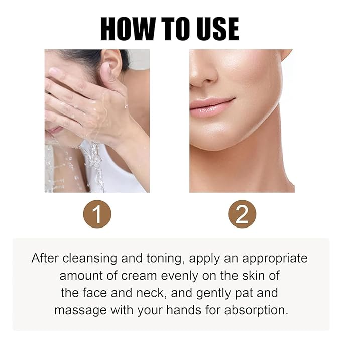 MQN Polypeptide Collagen Elastic Essence Cream, Micro-Molecular Collagen Lotion, Firming Cream Tightening Lifting, 2PCS