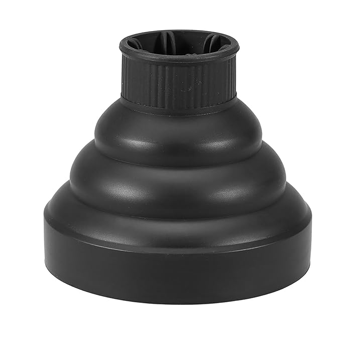 Volumizing Universal Hair Diffuser,Foldable Folding Hairdryer Hair Blower Diffuser,Styling Hairdressing Tool, 5Colors Optional(Black,Red,Blue,Pink,Green) (Black)