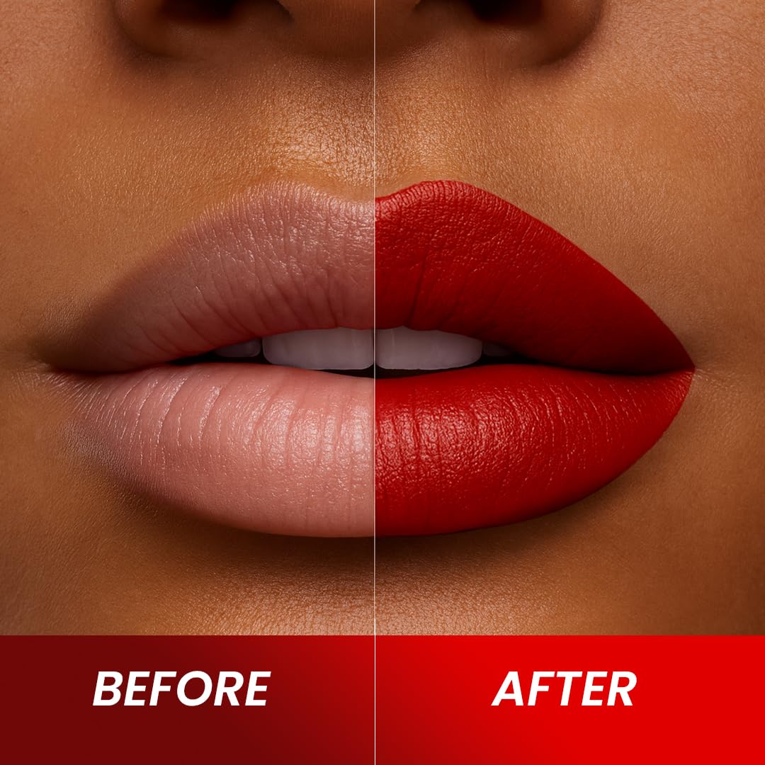 ๐๐๐๐ฒ๐ป๐ฐ๐ฒ ๐ผ๐ณ ๐๐ฟ๐ด๐ฎ๐ป Deep Moisturizing Red Lipstick, Long Lasting Lipstick & Lip Care in 1 with Pure Organic Argan Oil, Shea Butter, Jojoba Oil & Aloe Vera Hydrating, Roses R Red