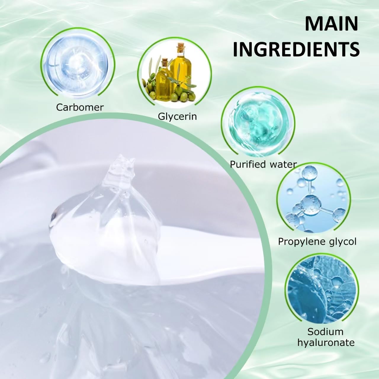 RF Conductive Gel with Hyaluronic Acid for Microcurrent Face Device, Radio Frequency Gel for Body Skin Tightening Machine, Hydrating Skin Cooling Cream for IPL Hair Removal, 260ml Jar