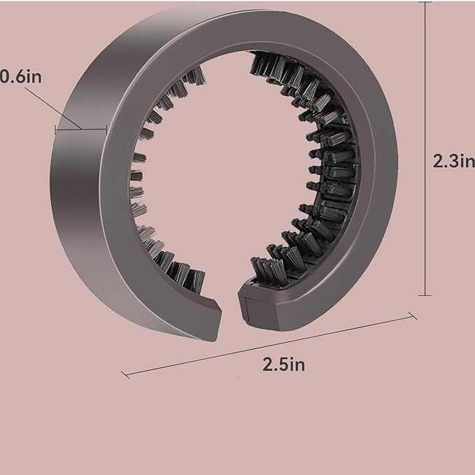 2pack Large Diffuser and Cleaning brush Attachment Compatible with Shark FlexStyle, Upgraded Bigger Diffuser Nozzle for Dryer Faster and Define Wavy, Curly, Coily Hair