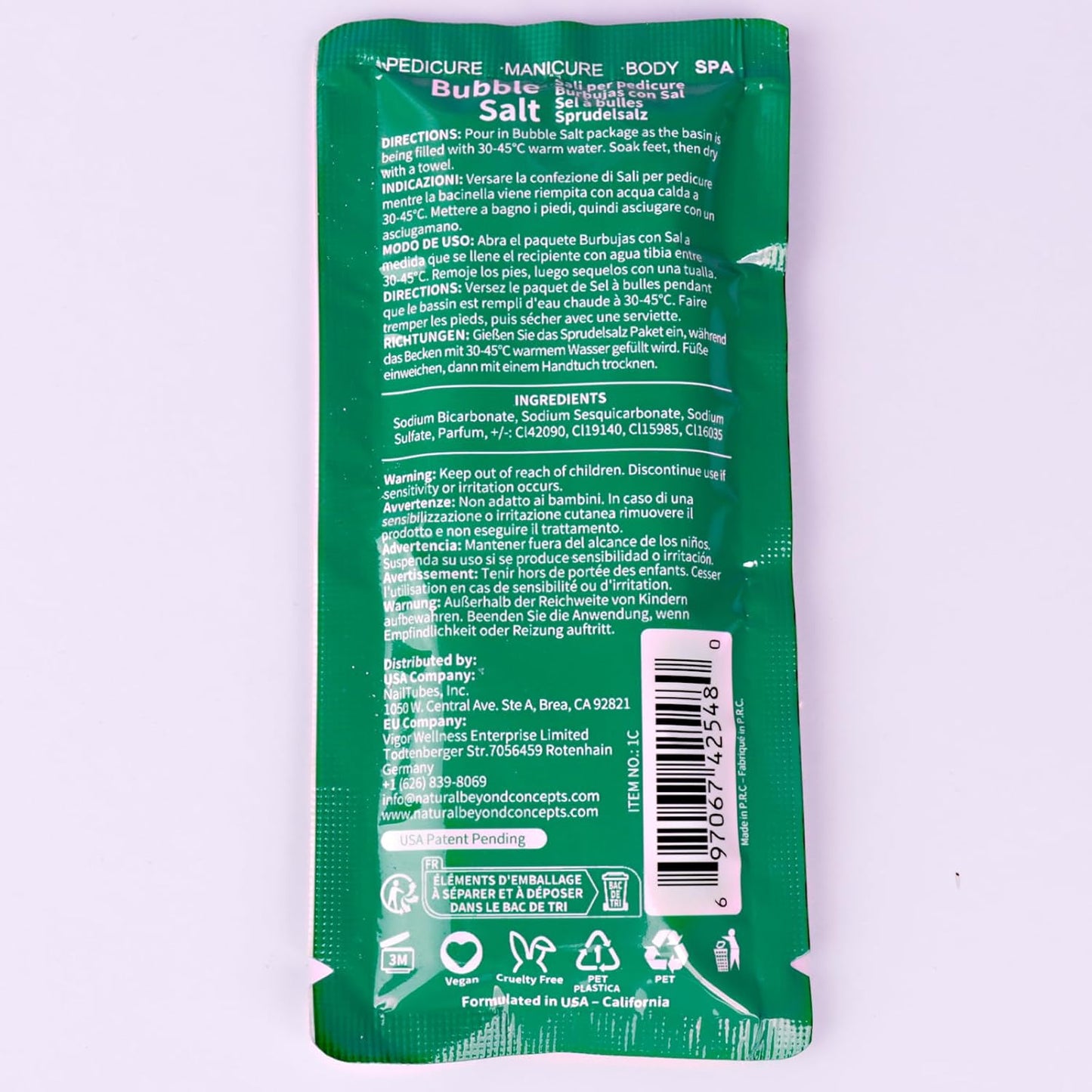 Pedicure Kit Foot Soak Set: Bubble Salt, Sugar Scrub, Massage Mask, Massage Lotion in a Box, 4 Step Foot Spa Kit for Dry Feet,Tired Feet๏ผ3 Set Green tea)