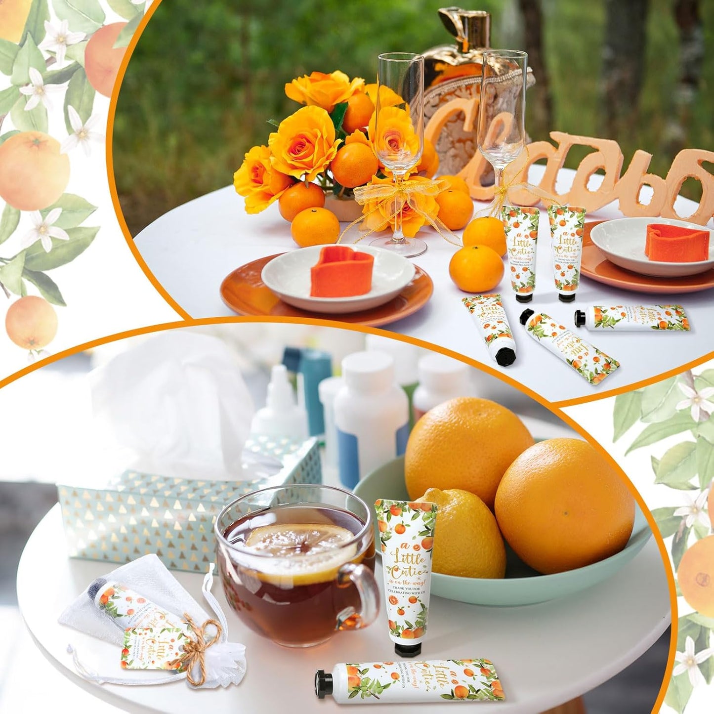 48 Sets Baby Shower Hand Cream Party Favors for Guests Gift Bulk Travel Size Hand Lotion Set for Baby Shower Wedding Christmas(Little Cutie) - Glowelle