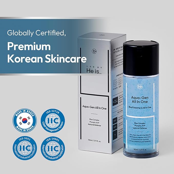 Men's Face Gel Moisturizer With Hyaluronic Acid for 24-Hour Hydration, Pore Minimizing and Non-Greasy Oil Control for All Skin Types - 3.71 fl oz