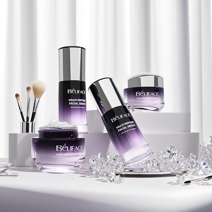 Eye Cream Anti Aging for Wrinkles with Peptide & Hyaluronic Acid for Fine Lines, Brightening Eye Moisturizer Cream for Women to Reduce Dark Circle with Niacinamide, Paraben Free 1.0 OZ (30g)