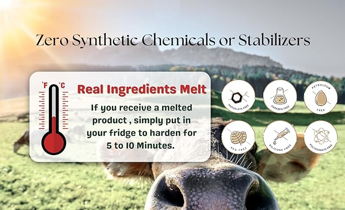 Aspen Kay Naturals Handmade 100% Grass Fed Beef Tallow Balm for Skin Care, With Organic Jojoba Oil + Chamomile (Blue Tansy) Organic Body Butter - 2 fl. oz. Made in USA