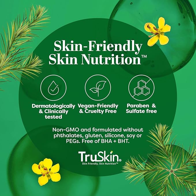 TruSkin Tea Tree Oil Acne Treatment Serum for Face – Salicylic Acid, Niacinamide, Vitamin C & Retinol – Clarifying Super Facial Serum for Acne-Prone Skin & Pores, 1 Fl Oz