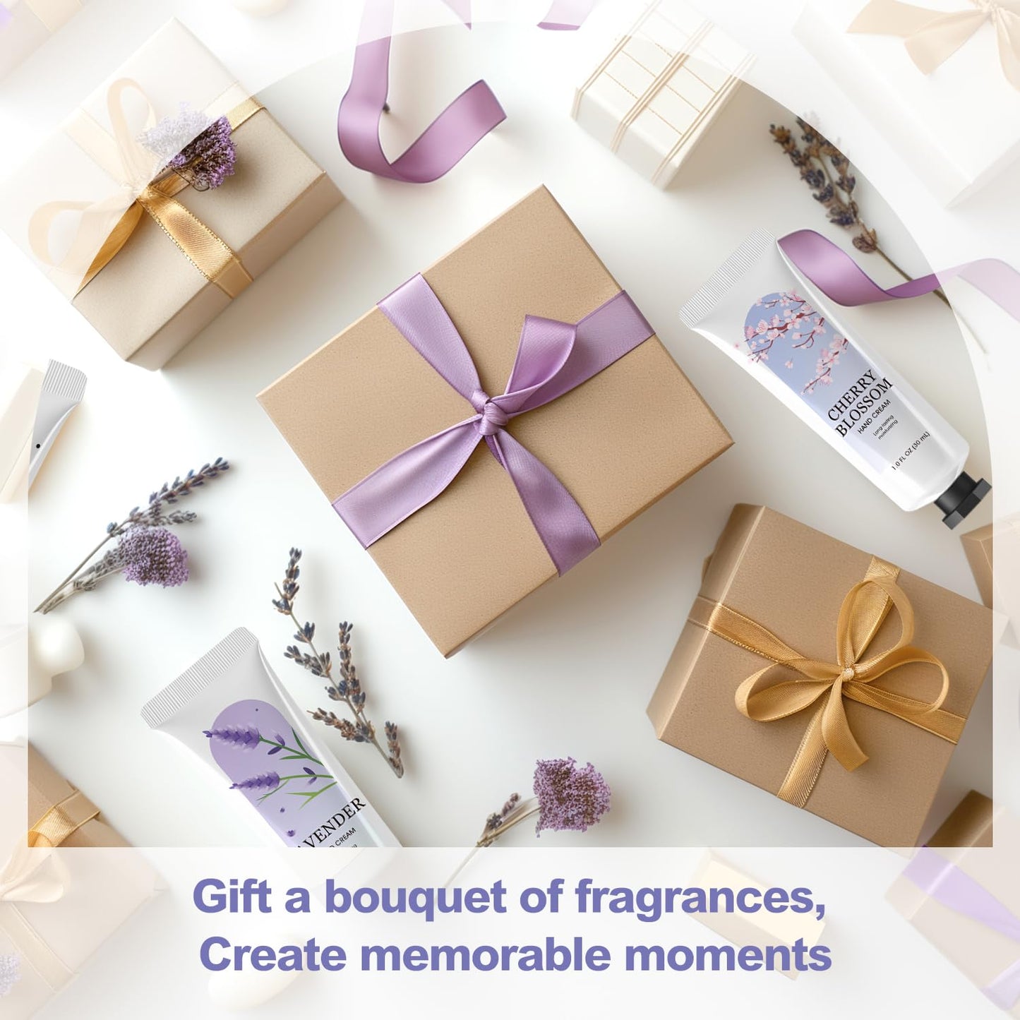 spa luxetique 10 Pack Hand Cream Gifts Mothers Day Gifts for Mom Hand Lotion for Dry Cracked Travel Size Mini Moisturizing Lotion for Women Appreciation Gifts 10 x 1.0 oz/30ml - Glowelle