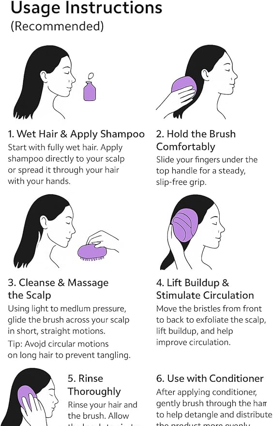 Detangler Hair Brush with Firm Bristles (4×3 in) – Dry & Wet Shampoo and Conditioner Scalp Massager for Deep Cleansing, Exfoliating & Dandruff Control. Multi-Use for Hair, Beard & Scalp (2PC,Green)