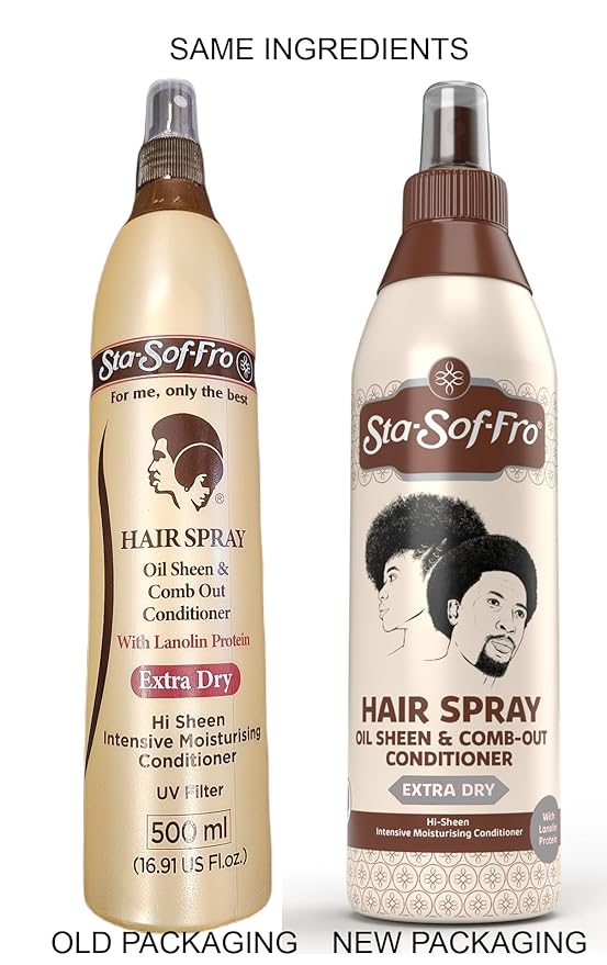 Sta-Sof-Fro Hair & Scalp Spray Comb Out Conditioner with Lanolin, Extra Dry (3 Pack 250mL)