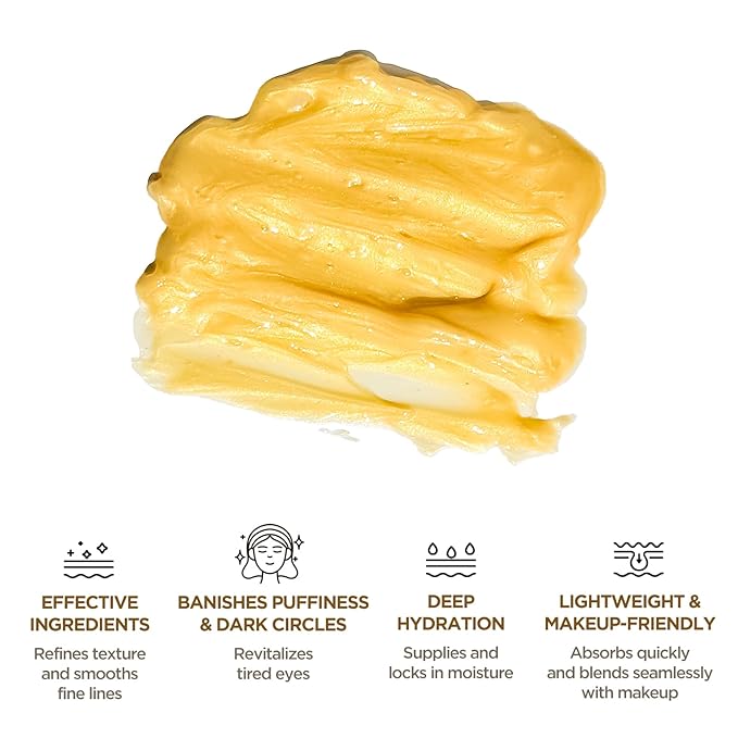 BIOCHEM Golden Placenta Ultra Eye Cream, Luxury Under Eye Repair Treatment for Circles, Puffiness, Anti Aging, Wrinkles Care, Skin Laxity, Crows Feet, Eye Bags for Women & Men(0.51 fl oz / 15 mL)