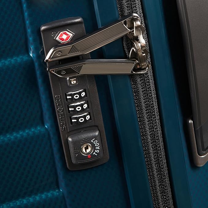 Samsonite Proxis X-Large Hardside Luggage with Dual Spinner Wheels - Innovative Roxkinโข Lightweight Shell With Ultimate Durability- Includes TSA Lock, Ergonomic Telescoping Handle - Petrol Blue