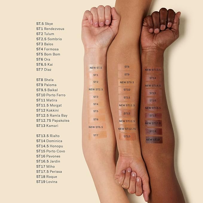 ILIA - Super Serum Skin Tint SPF 40 | Non-Comedogenic, Vegan, Lightweight to Help Against Blue Light, + Pollution while Hydrating, Smoothing, + Refining (Matira ST11, 1 fl oz | 30 ml)