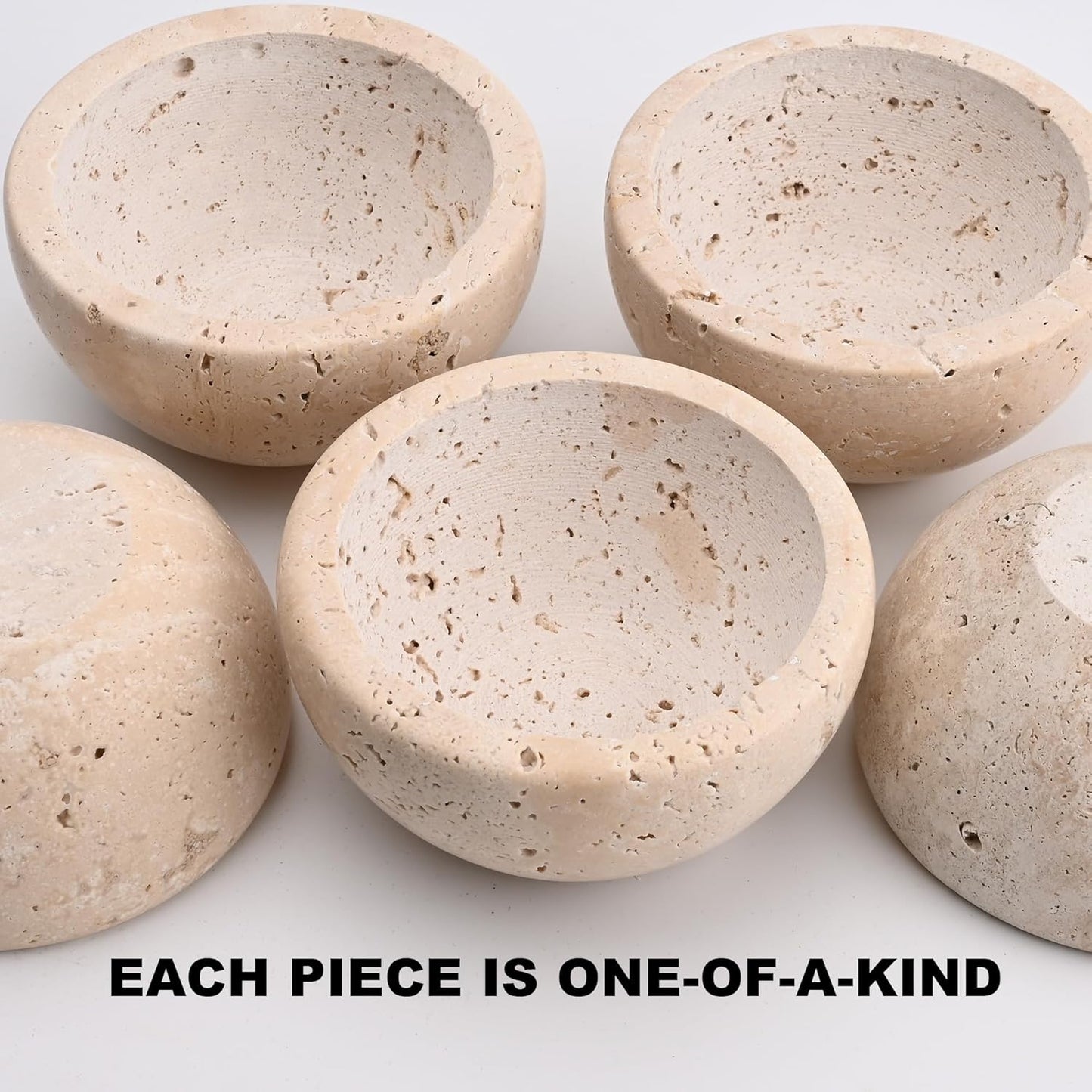 Incense Holder for Sticks and Cones - Handcrafted Limestone Incense Burner and Ash Catcher, Modern Stone Holder for Aromatherapy, Meditation, and Japanese Incense - Glowelle