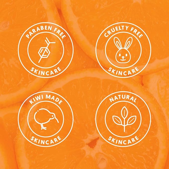 By Nature Vitamin C + Turmeric Gel Cleanser with Hyaluronic Acid – Brightening + Hydrating Face Wash & Makeup Remover for Oily and Acne-Prone Skin, Natural Daily Facial Wash (7oz)