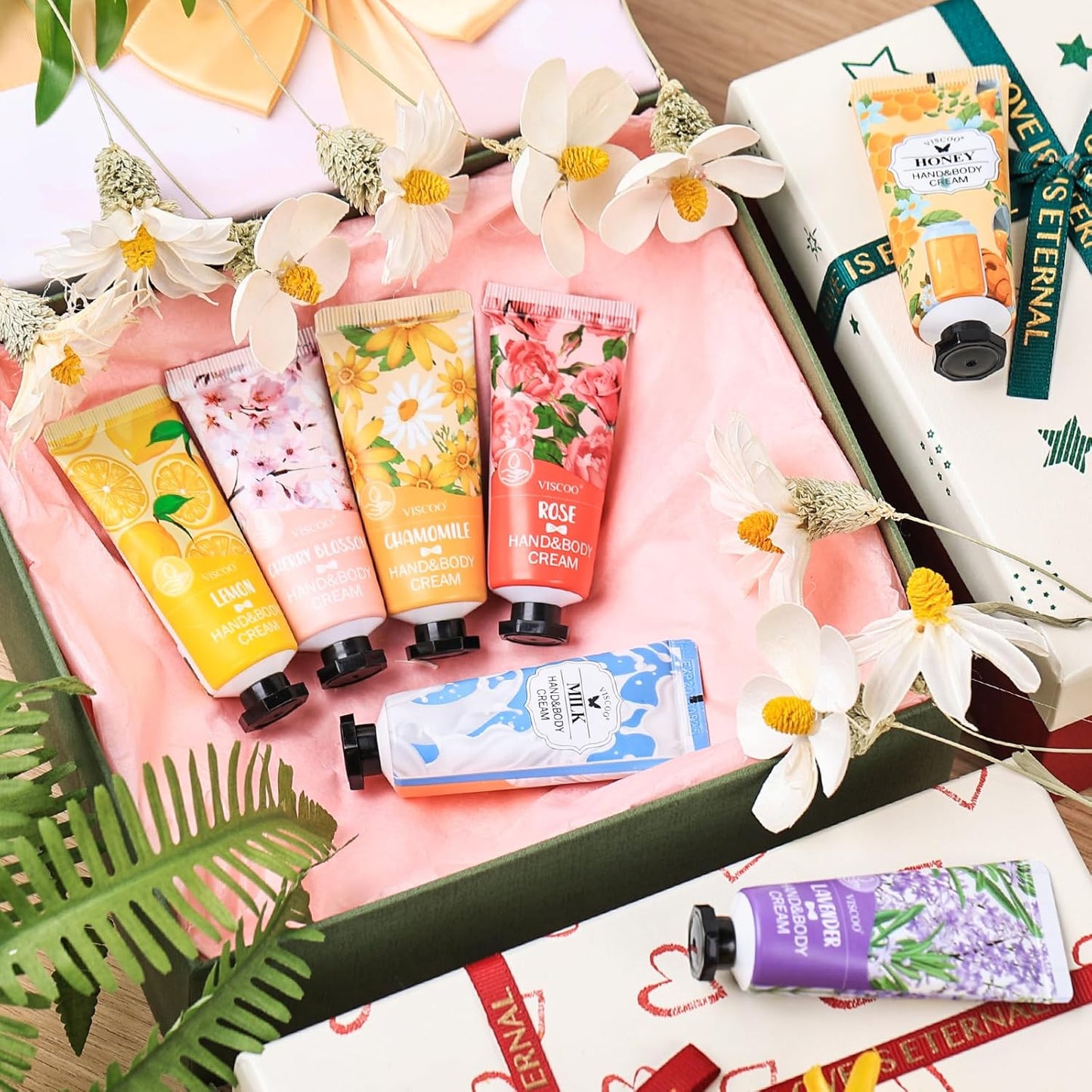 14 Pack Hand Cream Gifts Set for Women, Bulk Hand Lotion for Birthday Gifts for Women, Bridesmaid Gifts, Thank You Gifts, Party Favors, Mini Moisturizing Hand Lotion Travel Size for Dry Cracked Hands - Glowelle