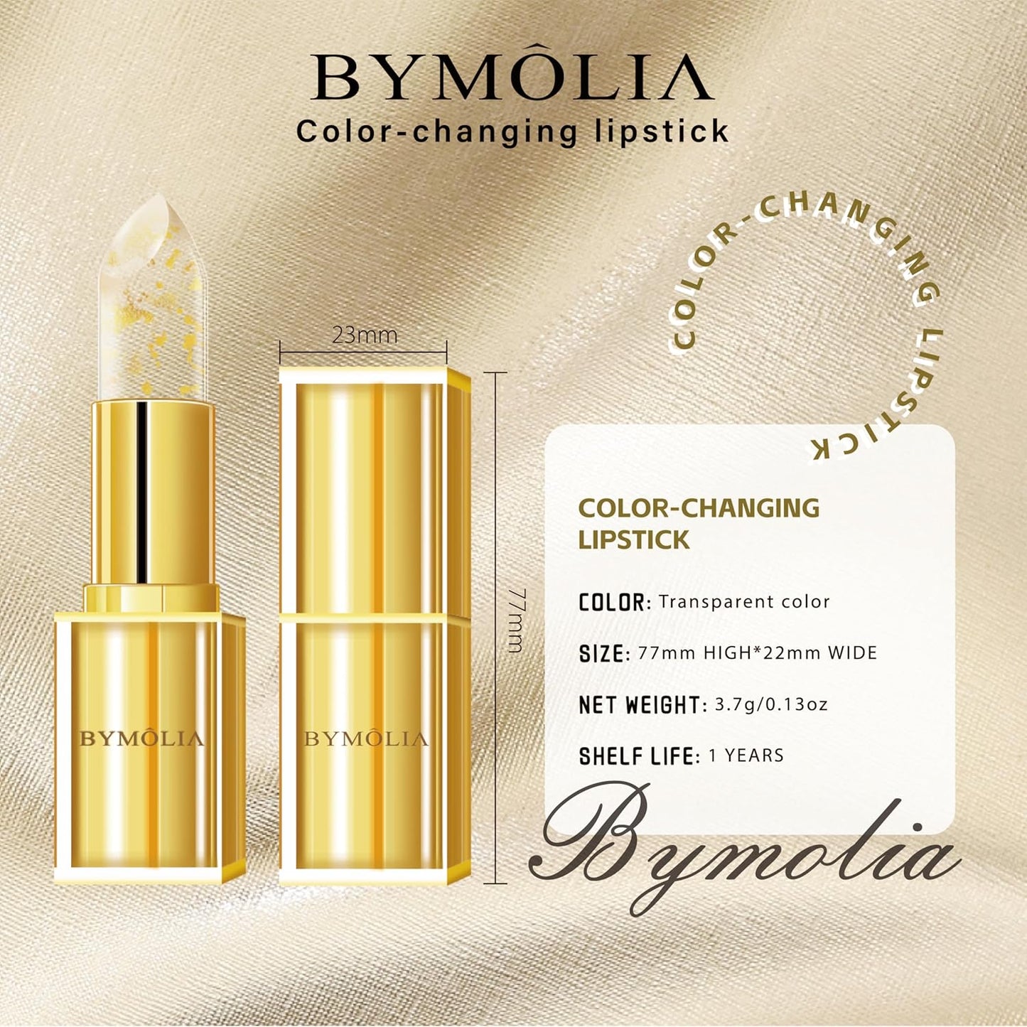 Transferproof Color-Changing Lipstick – pH Activated Tint Balm for Personalized Color, Long-Lasting Moisturizing Lip Glow, Hydrating & Non-Sticky Formula, Suitable for All Skin Tones