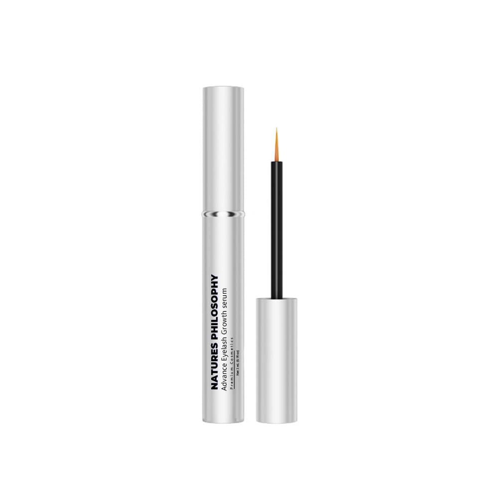 NP NATURES PHILOSOPHY Lash Brow growth serum, Prostaglandin-Free Eyelash Serum for Thicker Longer Fuller Natural Lashes, Peptide Eyelash Eyebrow Enhancing Serum - Sérum De Pestañas Crecimiento 3ml
