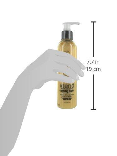 SIMPLY SMOOTH Xtend Keratin Replenishing Calming Balm Smoothing Or Curling Balm 1-Day Frizz Free Blowout Infused with Collagen To Repair Dry, Damaged, Unmanageable Hair 8.5 Oz.