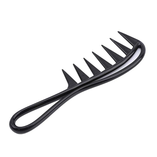 1Pc Black Large Tooth Detangle Comb Shampoo Wide Teeth Comb Hair Salon Shampoo Unbreakable,Hair Combs,Beauty and Personal Care Styling Tools and Appliances