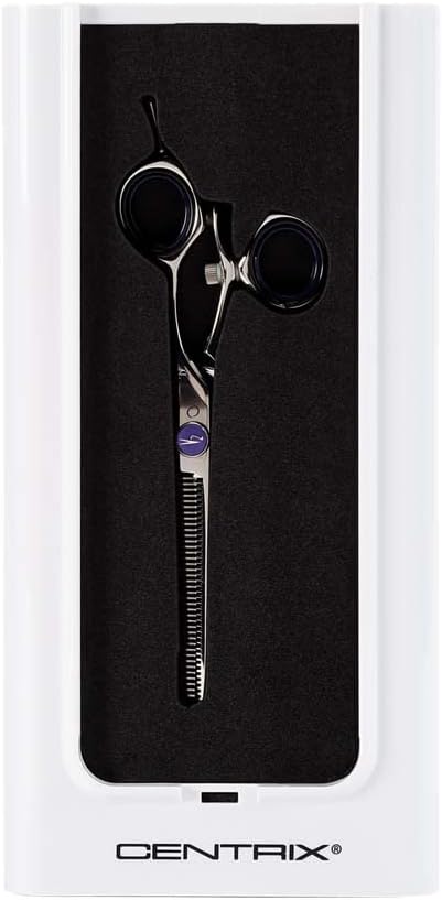 Cricket Centrix Vortex V2 39 Revolving Thumb Thinning Shear Professional Stylist Hair Cutting Texturizing Scissor Japanese Stainless Steel Left/Right Handed Includes A Gift Bag