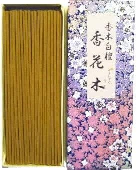 Sandalwood Japanese Incense Sticks byakudan koukaboku.Long-Established Incense Sticks Maker Awaji Baikundou. [Made in Japan] Awaji Island, Yellow - Glowelle
