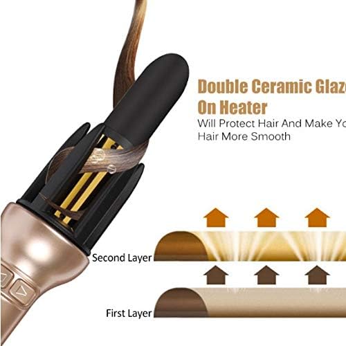 Professional Automatic Curling Iron Corrugated Hair Curler Irons Ceramic Heating Care Curl Iron Anti-perm Styling Tools (Color : E) (D)