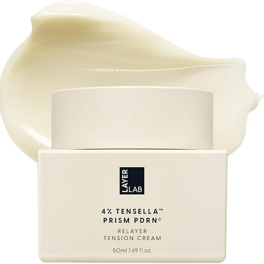 LAYERLAB Relayer Firming Cream, Korean Skincare Night Cream with PDRN for Firmness & Hydration, Daily Facial Cream for Plumping & Elasticity, K-Beauty, 1.69 fl oz