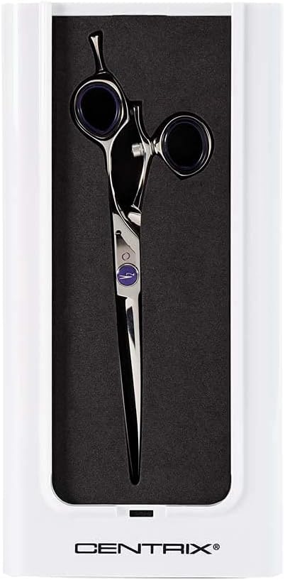 Cricket Centrix Vortex V2 Revolving Thumb 6.5" Shear Professional Stylist Hair Cutting Scissor Japanese Stainless Steel Left/Right Handed Includes A Bag with Accessories