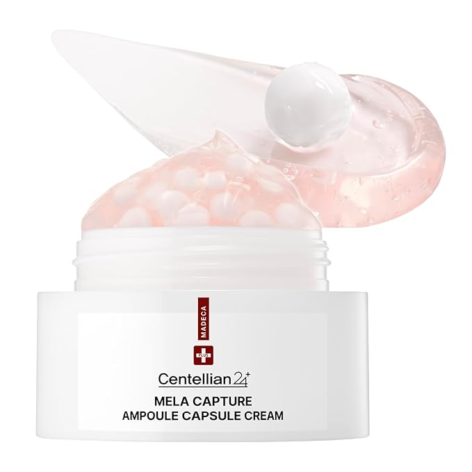 CENTELLIAN 24 Madeca Mela Capture Ampoule Capsule Cream (Ampoule Cream, 1.85 fl oz / 55ml) – Anti-Aging Face Moisturizer with Peptides & Centella Asiatica, Hydrating Korean Skincare