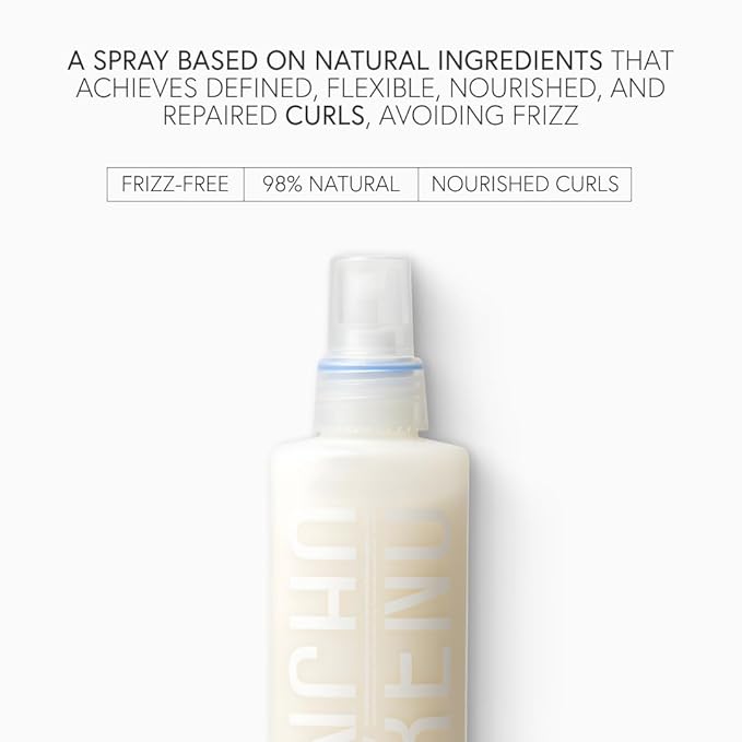 MONCHO MORENO Curl Me Now - Curl Defining Leave-In Cream, Anti-Frizz Styling for Curly & Wavy Hair, Enhances Definition for Firmer, Shiny Curls with Coconut Oil, Rosemary & Cocoa Butter (6.6 Fl Oz)