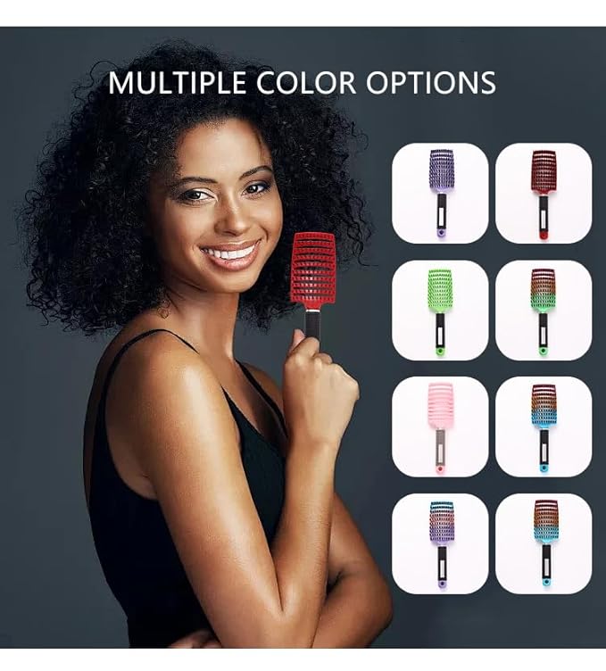 2Pack Magic super-soft and smooth comb, detangling comb, quick drying hair styling massage comb wholesale (pink, 100PACK)