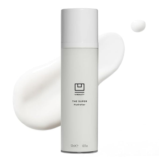 U Beauty The SUPER Hydrator Hyaluronic Acid Moisturizing Cream - Mega-Dose Skin Hydrator with Peptides and Grapeseed Oil for Supple, Smooth, and Softer-Looking Skin For Up To 48 Hours - 4 fl oz
