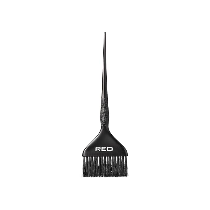 RED by Kiss Professional Dual Tapered Hair Dye Brush, Double Layered Bristles, Non-Slip Spiral Handle, Salon Precision Tool (Large)