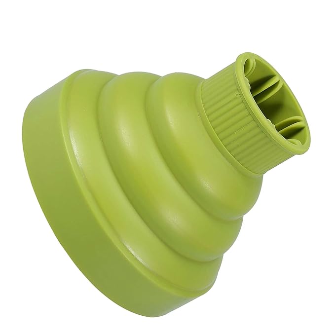 Volumizing Universal Hair Diffuser,Foldable Folding Hairdryer Hair Blower Diffuser,Styling Hairdressing Tool, 5Colors Optional(Black,Red,Blue,Pink,Green) (Green)