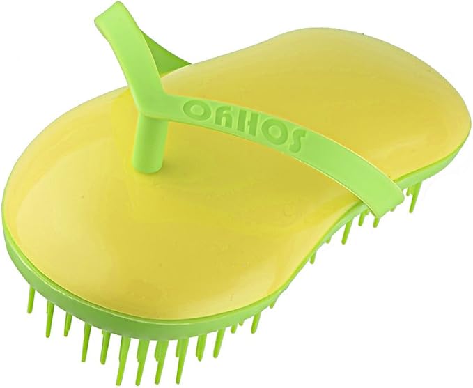 B131 Shower Head Brush/Exfoliator Shampoo Brush/Head Massager Scalp Stress Relax Shower Brush/Scalp Scrub Hair Brush Massager/Hair Massager for Hair Growth/Scalp Dandruff Brush Small Hair