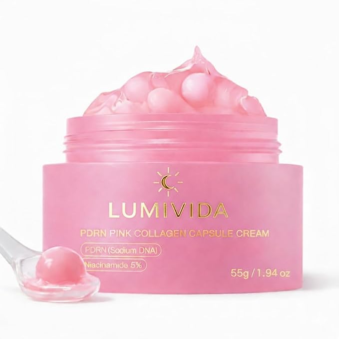 PDRN Capsule Face Cream – Deep Hydration, Skin Barrier Repair & Glow Moisturizer 5% Niacinamide Salmon DNA