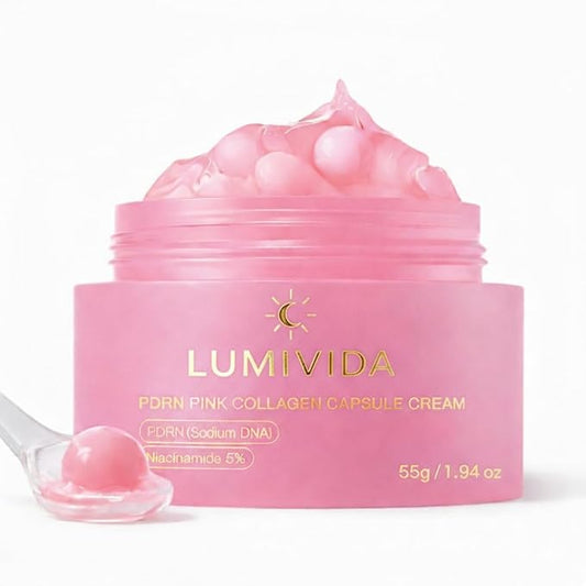 PDRN Capsule Face Cream – Deep Hydration, Skin Barrier Repair & Glow Moisturizer 5% Niacinamide Salmon DNA