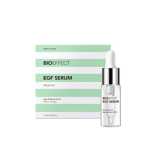 BIOEFFECT EGF Serum | Epidermal Growth Factor + Hyaluronic Acid | Age-Defying Face Treatment for Fine Lines & Wrinkles, Hydration & Firmness, 15 mL / 0.50 oz