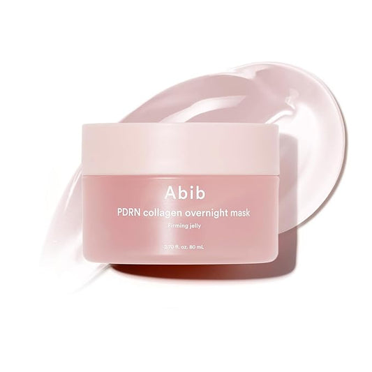 Abib PDRN Collagen Overnight Face Mask Firming Jelly 2.7 fl oz | Korean Sleeping Mask for Rejuvenation | Elasticity Boost & Plumping