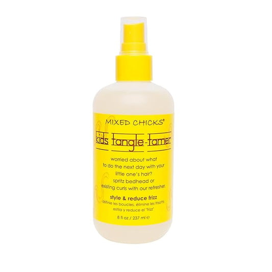 Mixed Chicks Kids Tangle Tamer - Light and Moisturizing Styling Formula for Frizz-free Curls, 8 fl.oz.