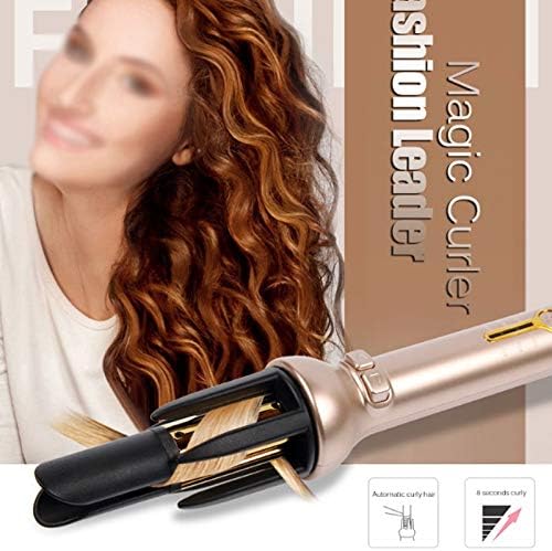 Professional Automatic Curling Iron Corrugated Hair Curler Irons Ceramic Heating Care Curl Iron Anti-perm Styling Tools (Color : E) (D)