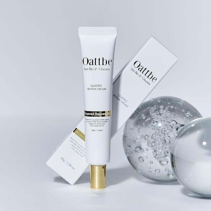 Quatro Repair Cream - Advanced Anti-Aging Moisturizer with Squalane, PDRN, EGF & Ceramide NP - Hydrates, Firms, and Rejuvenates Skin - Suitable for All Skin Types - 1.07 oz