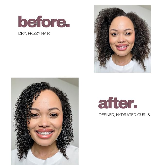 Curl Defining Gel for Curly, Wavy, and Kinky Hair - with Aloe Vera and Chamomile Extract (16 Oz)