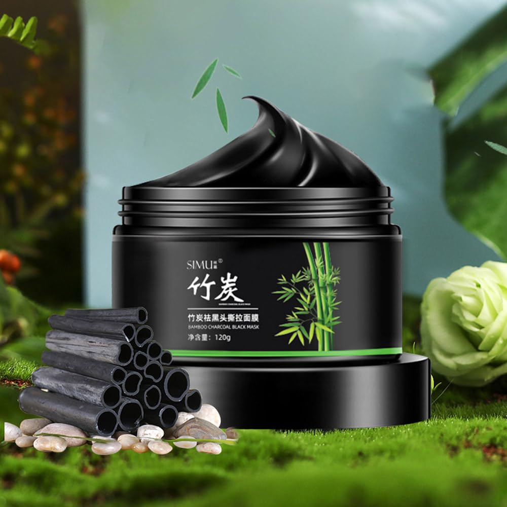 Blackhead Remover Mask, Black Activated Charcoal Face Mask Skincare Peel Off, Blackhead Peel Off Face Mask Blackheads Remover Strip Facial Mask for All Skin Types(4.23 Fl.oz)