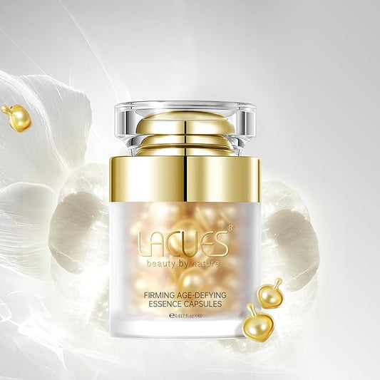 60 Day Type I & III Collagen Face Serums,Anti-Aging Wrinkle,Daily Line Smoothing Skin Care Treatment for Fine Lines, Post-Acne Scars | 3% Squalane + jojoba oil, 60 Individual Capsules